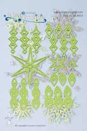 Лезвия от LeaCreaDesign - Combi die star cut &  embossing die