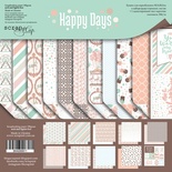 Набор двусторонней бумаги от Scrapmir - Happy Days, 30х30см, 10шт