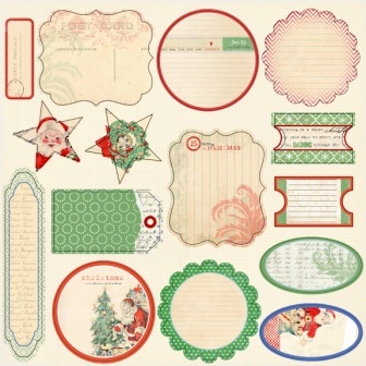 Высечки от Melissa Frances - Countdown To Christmas Cardstock Die - Cuts.Размер от 3,5 х 6,5 см до 5,5 х 10 см