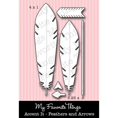 Левие My Favorite Things - Die-namics Accent It - Feathers and Arrows (MFT312) - Перья и стрелы