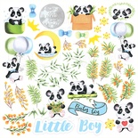 Лист с картинками для вырезания. Набор My little panda boy, ТМ Фабрика Декору