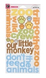 Наклейки - American Crafts - Zoo Fun Words