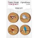 Набор скрапфишек Фабрика Декору из 4 шт FDSC 077