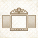 Чипборд Blue Fern Studios - Tuscan Window