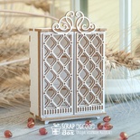 Чипборд ScrapBox 3d фигурка - Шкафчик с вензелями Hd-007