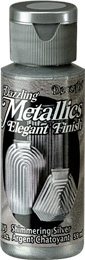 Акриловая краска - Dazzling Metallics - Искристое серебро, 60 мл.