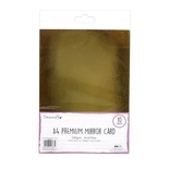 Набор зеркальной бумаги от Dovecraft - Mirror Card – Gold, А4, 10 шт.