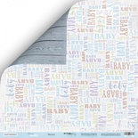 Лист двусторонней бумаги от Scrapmir - Малыш из коллекции Mommy's Hero, 30x30 см