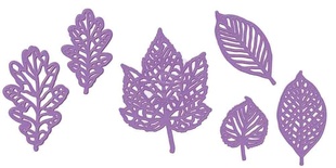 Набор ножей от Prima - Forest Leaves - Purple Metal Die, 584092