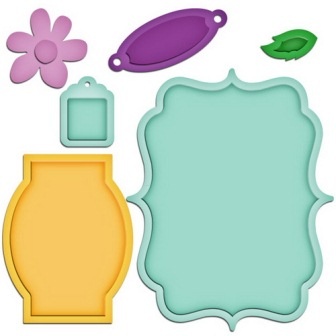 Лезвия Spellbinders - Jar Labels, 6 шт.