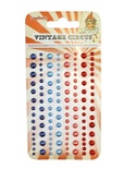 Клеевые полужемчужинки от ScrapBerry's - Vintage Circus - Старый цирк, 120 шт, 4 цвета 