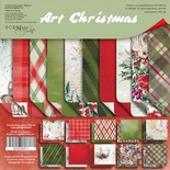 Набір двостороннього паперу 30х30см від Scrapmir Art Christmas 10шт