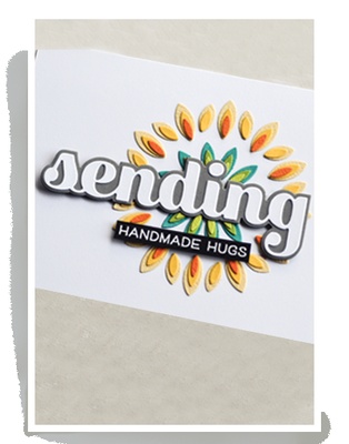 Нож от Birch Press Design - Big sending sugar script, 2 шт.