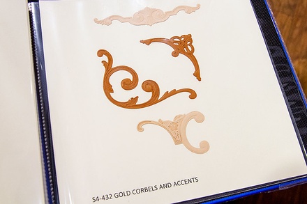 Ножи от Spellbinders - Gold Corbels And Accents
