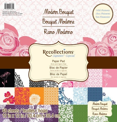 Набор скрапбумаги Modern Bouquet, 30х30 см, 24 листа
