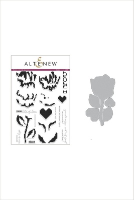 Штампы и ножи от Altenew - Sewn with Love Stamp & Die Bundle