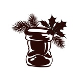 Акриловый штамп Christmas Stamp SR014, размер 3,4 * 3,3 см