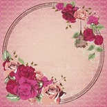 Лист скрапбумаги от Kaisercraft - VIOLETTE - LADY ROSE GLOS PAPER, 30 x 30 см.
