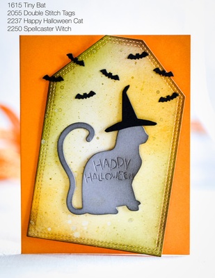 Нож для вырубки от Poppystamps - Happy Halloween Cat