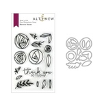 Штампы + Ножи для вырубки от Altenew - Rennie Roses Stamp & Die Bundle, 15 штампов + 14 ножей