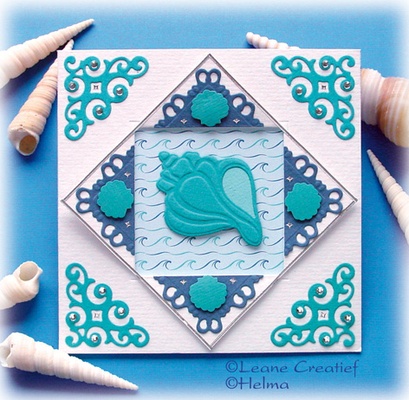 Лезвия от LeCreaDesign - Border corner curve - Волны, 4 эл.