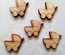 Деревянная фигурка WOOD-004 - Коляска, 1 штука