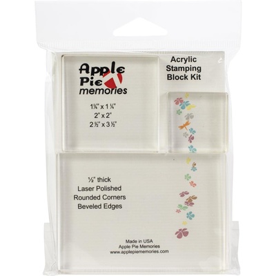 Набор акриловых блоков Apple Pie Memories, 3 штуки