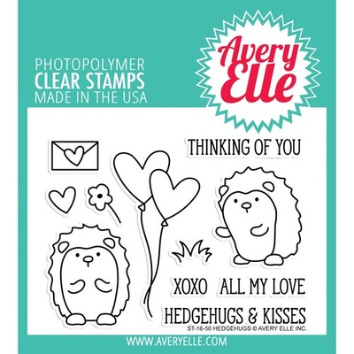 Акриловый штамп Avery Elle - Hedgehugs Clear Stamps