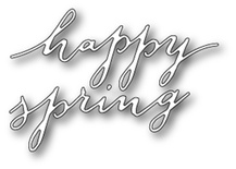 Нож для вырубки от Poppystamps - Freehand Happy Spring