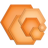 Лезвия Spellbinders - Hexagons, 6 шт.