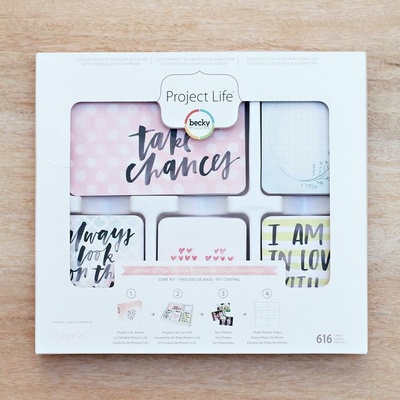 Набор карточек Project Life by Becky Higgins - Core Kit - Inspire, 616 штук
