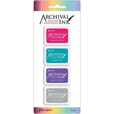 Набор архивных чернил Ranger - Archival Mini Ink Pads - Kit 4