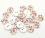 Деревянная пуговица Multicolor Flower B17609, диаметр 15 мм, 1 шт.