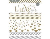 Металлизированные натирки от Pink Paislee - Luxe Collection - Confetti Rub Ons - Silver and Gold