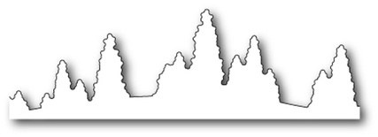 Нож для вырубки от Poppystamps - Forest Hills Landscape