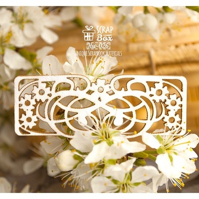 Чипборд ScrapBox - Бордюр в стиле ар-нуво Hw-026