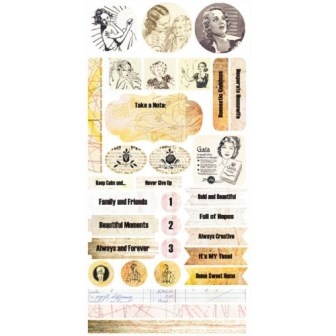 Наклейки от 7 Dots Studio - Domestic Goddess - Stickers 6x12
