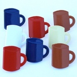 Набор брадсов Eyelet Outlet - Coffee Mug Brads, 12 штук