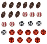 Набор декоративных пуговиц Dress It Up - Tiny Sports Equipment
