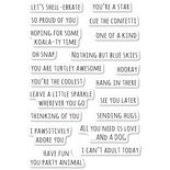 Штампы от Poppystamps - Whittle Everyday clear stamp set
