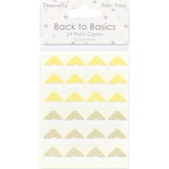 Уголки для фото то Dovecraft Back To Basics Photo Corners, 24 шт.