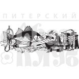 Штамп от Питерского Скрапклуба - Бордюр  Увидел, Поймал (Мужской Клуб)