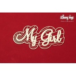 Чипборд Scrapiniec - Sunny Days - My Girl, двухслойная надпись