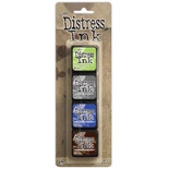 Набор штемпельных подушек Ranger - Distress Mini Ink Kit - Kit 14