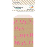 Конвертик Webster's Pages - Bulk Bags Birds: Pink & Kraft, размер 10х7 см, 1 шт.