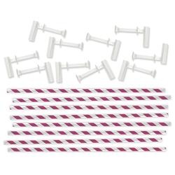 Трубочки и держатели для вертушек от We R Memory Keepers -  Fuchsia  Pinwheel Attachments