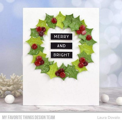 Лезвие нож My Favorite Things - Holly Berries Die-namics