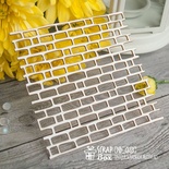 Чипборд ScrapBox - кирпичная стена Hb-023