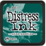 Штемпельная подушка Ranger - Distress Mini Ink Pad - Pine Needles