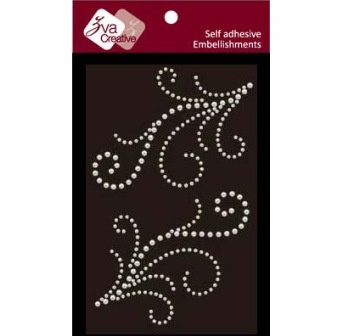 Украшение из жемчуга от Zva Creative - Flourishes - white pearl, цвет белый